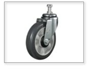 Roues pivotantes pour panier d'épicerie