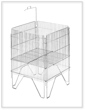 presentoirs de marchandise ou promotion